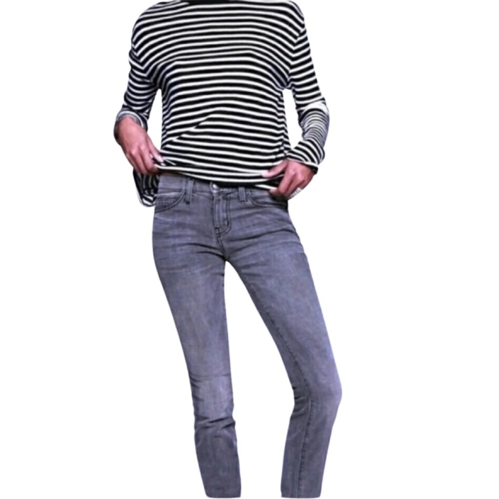 Current/Elliott "The Skinny" Grey Overcast Denim Jeans